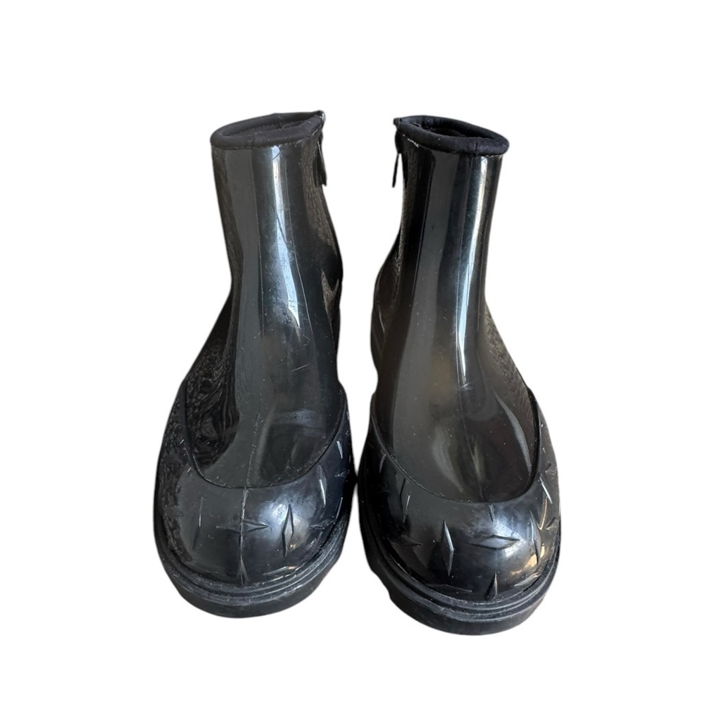 Melissa rubber Ankle zip up Boots size 6